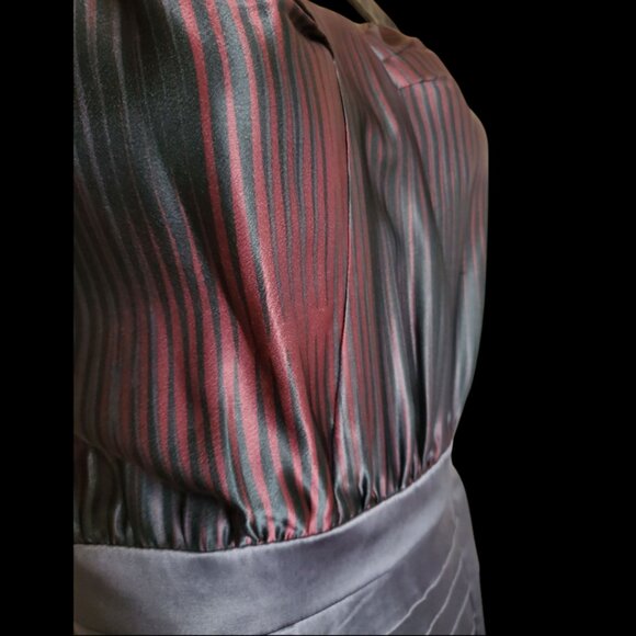 BCBGeneration Stylish Satiny Dress for Evening, Formal, or Wedding Wear - Picture 9 of 14